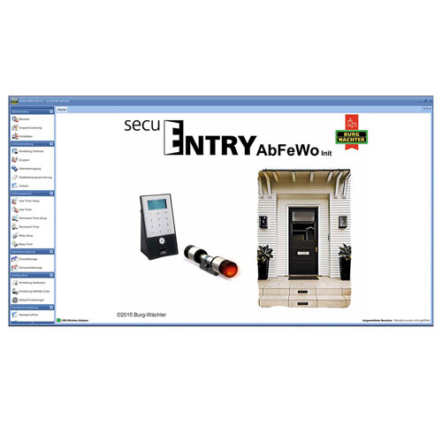 secuENTRY 7094 AbFeWo Software
